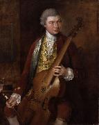 Thomas Gainsborough Portrait of Carl Friedrich Abel painting